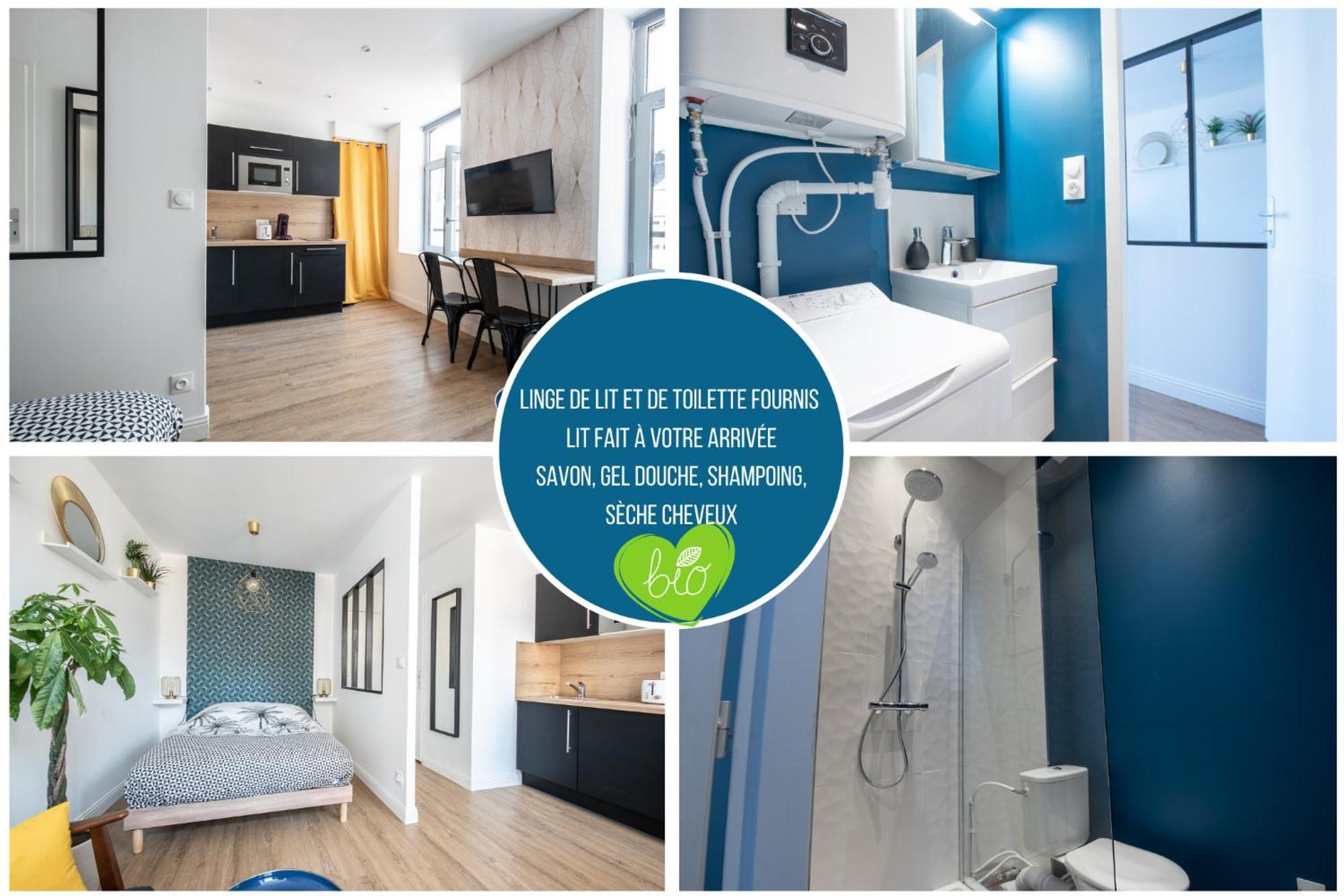 Au Nouveau Boulonnais - 4 Appartements Charmants Pour Couples, Familles Et Groupe D'Amis, Vieille Ville Et Centre Ville De Boulogne Sur Mer Zewnętrze zdjęcie